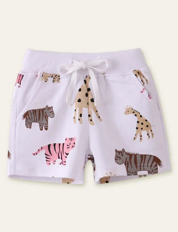 Animal Printed Shorts - Mini Taylor